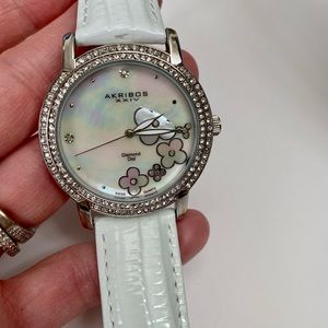 Akribos XXIV Women’s Watch.  Model AK580SSW.